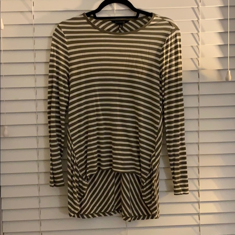 Banana Republic Striped Long-sleeve Tee